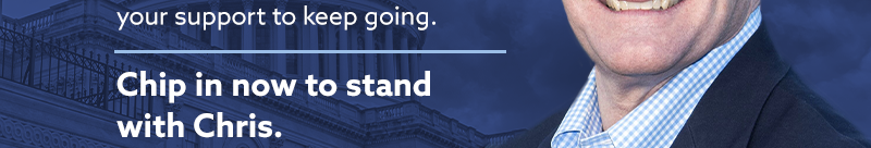 Chip in now to stand with Chris. 

