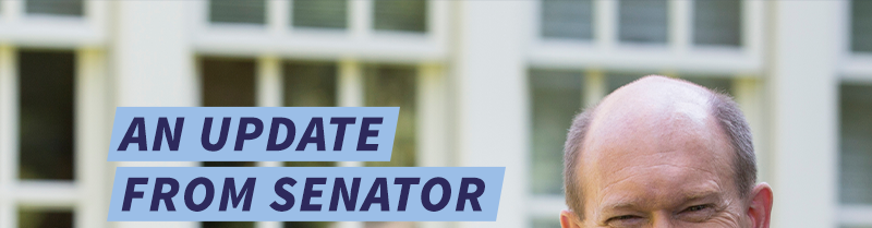 An update from Senator