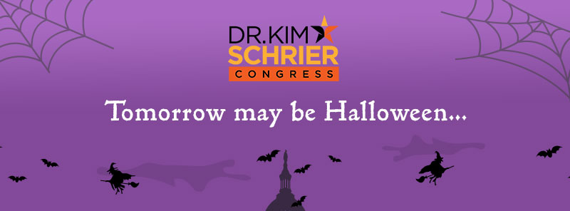 Tomorrow may be Halloween…